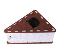 Gato Rastrillador, Scratcher de gato | Tablero de rasguños de gato de fieltro triangular | Suministros de mascotas, herramientas de afilado de garras que no son de deslizamiento para la vida de aparta