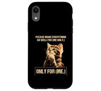 Gato Rezando, por Favor, Haz Que Todo Vaya Bien para mí, Solo para mí Carcasa para iPhone XR