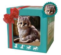 Gato Robot para Niños Juguete Robótico 2025 Gatos Robóticos con IA, Gato Robot Realista Que Actúa como Un Cachorro De Verdad - Camina, Ladra, Mueve La Cola, Mascota Electrónica como Regalo para Niñ B