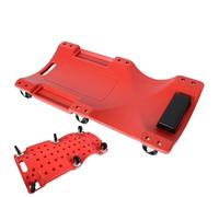 Gato rodante para vehículo, bandeja móvil para mantenimiento de automóviles, 91 cm con ruedas gruesas antideslizantes y silenciosas, uso para drenaje, rotación neumáticos, reparación de motores y