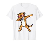 Gato Salvaje Manchado con Gafas de Sol Camiseta
