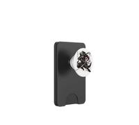Gato Samurai en diseño de Armadura de Batalla Completa PopSockets PopWallet para MagSafe