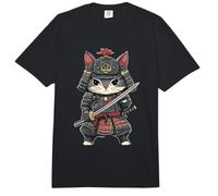 Gato Samurai japonés, Guerrero, Anime y Kawaii, Gatito Ninja Comfort Colors Adult Heavyweight T-Shirt