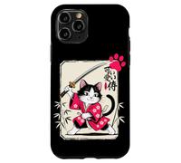 Gato samurái Kawaii Kitten - Gato Chibi Carcasa para iPhone 11 Pro