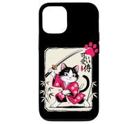 Gato samurái Kawaii Kitten - Gato Chibi Carcasa para iPhone 12/12 Pro