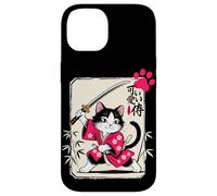 Gato samurái Kawaii Kitten - Gato Chibi Carcasa para iPhone 14