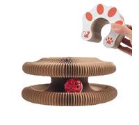 Gato Scratch Pad, Organ de acordeón Cat Scratch Board Toy | Rascador interactivo de gato de órgano | Garra de molienda resistente al desgarro, Juego de enriquecimiento para animales pequeños