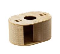 Gato Scratching Board, Kitten Grinding Lounge Scratcher, 22,44 x 15,35 x 10,83 pulgadas, resistente al desgaste, duradero para el pequeño rasguño, cama de la almohadilla