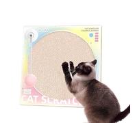 Gato Scratching Board, Record Scratch Pad for Cats, Cardboard Cat Scratcher, Cat Scratcher with Spring Ball, Cat Scratching Toy Indoor, Durable Cat Scratch Board, Catnip Scratch Pad for Cats