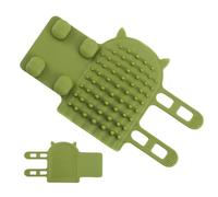 Gato Self Scratch, cubierta ajustable de silicona para la pared | Cepillo de masaje portátil para aliviar la picazón, eliminar enredos, suciedad, pelo suelto