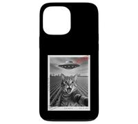 Gato Selfie OVNI Extraterrestre Divertido Gato Sorprendido Carcasa para iPhone 13 Pro MAX