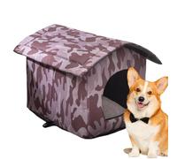 Gato Shelter Outdoor - Shelter para mascotas resistente a los rayos UV - Casa de compañía Aislada para exteriores En el interior del camping camping Backyard Garden Balcón Corto Campo