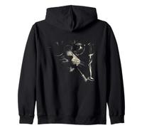 Gato Sofisticado con Gafas, diseño de Pipa para Fumar Sudadera con Capucha