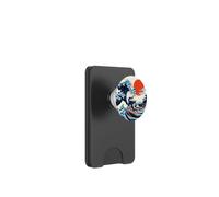 Gato Surfing Hokusai Gran Ola Fuera Kanagawa Arte Japonés PopSockets PopWallet para MagSafe