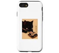 Gato sushi con palillos - estilo kawaii japonés para anime Carcasa para iPhone SE (2020) / 7 / 8