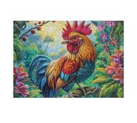 Gato Tierno Entre Flores Densas Rompecabezas 300 Piezas Cartón para Principiantes Los Animales Tiernos Acompañan Días Lluviosos para Pasar Tiempo Vacaciones Fines De Semana Regalo Cumpleaños 300 PCS