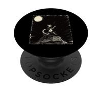 Gato tocando la guitarra | Funny Rock Star Classic Rock & Roll Cat PopSockets PopGrip Adhesivo