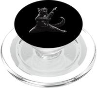 Gato tocando la guitarra | Funny Rock Star Classic Rock & Roll Cat PopSockets PopGrip para MagSafe