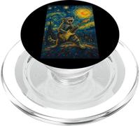 Gato tocando la guitarra Rock Star Rock and Roll Cat Lover Art PopSockets PopGrip para MagSafe