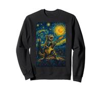 Gato tocando la guitarra Rock Star Rock and Roll Cat Lover Art Sudadera
