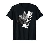 Gato Tocando Piano Camiseta