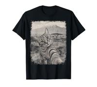 Gato Tomando Selfie Monte Kilimanjaro Tanzania Camiseta