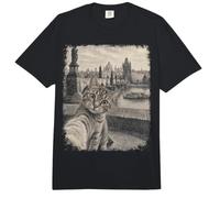 Gato Tomando Selfie Praga Checa Ciudad Vieja Comfort Colors Adult Heavyweight T-Shirt