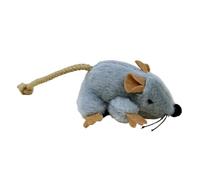 Gato Toy Mouse, Moving Tail Game, Soft Cats Toys with Built in Sound, Interactive Pet Toy with Plush Material for Chasing Pouncing Hunting, Cat Toys, Kitten Playgame for Indoor Outdoor Daily Fun