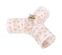 Gato Toy, plegable túnel tubo kitten, Stylish plegable Pet Peek Hole Toys, Fashionable Compact Versátil Portátil Ideal para gatos, perros, puppies, Bunnies (poliéster)
