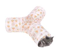 Gato túnel de juguete, plegable túnel tubo, estilo y funcional, Peek Hole Toy with Sturdy and Space Saving Design for Kittens, Puppies and Bunnies, 1 pieza