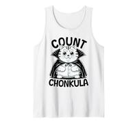 Gato Vampiro Conde Chonkula Halloween Camiseta sin Mangas