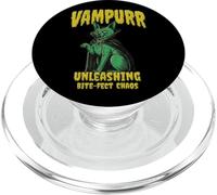Gato Vampiro Vampurr Colmillos Gotico Horror PopSockets PopGrip para MagSafe
