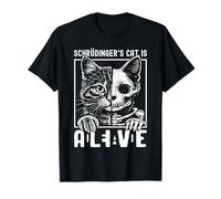 Gato Vivo y Muerto de Schrödinger Ciencia Física Camiseta