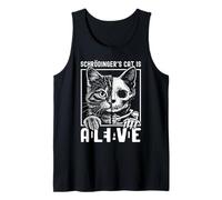 Gato Vivo y Muerto de Schrödinger Ciencia Física Camiseta sin Mangas
