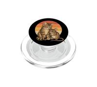 Gato Y Ratón Mejores Amigos Lindo Animal PopSockets PopGrip para MagSafe