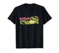 Gator Alligator Sunglasses Student Último día de Clases después Camiseta