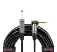 Gator Cableworks By Cases Headliner Series - Cable de instrumento recto a ángulo recto de 3 pies (GCWH-INS-03RA)