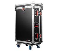 Gator Cases ATA-Style Flight Case con Ruedas para Mezclador Digital Midas M32R Live de 40 Canales, Doghouse Incluido, (GTOUR-M32R)