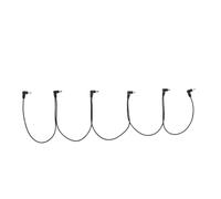 Gator Cases - Cable adaptador de corriente de cadena margarita de 5 salidas con enchufe de barril de entrada macho (GTR-PWR-DC5M)