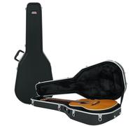 GATOR CASES Deluxe - Funda Moldeada de ABS para Guitarras acústicas; se Adapta a Guitarras acústicas de Contorno Profundo Estilo Ovation (GC-Deep Bowl)