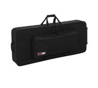 Gator Cases Estuche Ligero para Teclado con Mango Extraíble y Ruedas; Se Adapta a Teclados Estándar de 61 Notas y Pianos Eléctricos (GK-61)