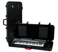 Gator Cases Estuche Moldeado para Teclados de 49 Notas con Cierres de Seguridad Aprobados por la TSA y Ruedas Empotradas; (GTSA-KEY49)