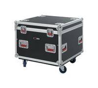 Gator Cases GTOUR Truck Pack Utility ATA Flight Case; 30" x 22" x 22" O.D. antes de las ruedas; construcción de madera de 12mm, divisores y bandejas extraíbles (G-TOURTRK302212)