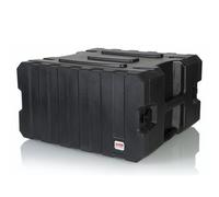 Gator Serie Profesional de Casos Estuche rodante de 6U Moldeado rotacionalmente con Profundidad de 19", asa de Remolque y Ruedas empotradas; Fabricado en EE. UU. (G-PROR-6U-19)