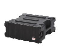 Gator Cases Pro Series Caja de Rack 4U Moldeada Rotacionalmente con Profundidad Estándar de 19"; Hecho en USA (G-PRO-4U-19)