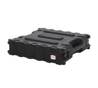 Gator Cases Pro Series Caja para Rack 2U Moldeada Rotacionalmente con Profundidad Estándar de 19"; Hecho en USA (G-PRO-2U-19)