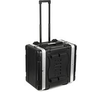 Gator Cases Rack Ligero Rodante 4U con Pestillos Resistentes, Asa de Remolque Retráctil y Ruedas Empotradas; Profundidad Estándar 19.25" (GRR-4L)