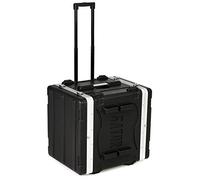 Gator Cases Rack ligero rodante 6U con pestillos resistentes, asa de remolque retráctil y ruedas empotradas; profundidad estándar 19.25', 6U (GRR-6L)