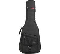 Gator Cases Transit Series Funda Gig Bag para Guitarra Acústica; Exterior Negro Carbón (GT-ACOUSTIC-BLK)