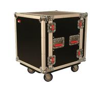 Gator Cases G-TOUR Rack de viaje para equipos de audio con ruedas de alta resistencia y hardware de grado Tour; 17" de profundidad de rack, 12U (G-TOUR 12U CAST)